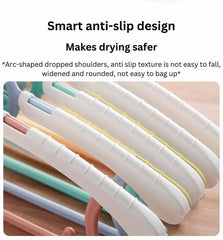 Anti-Slip Adjustable Clothes Hangers Pack of 5 | Studio Setups | Pink