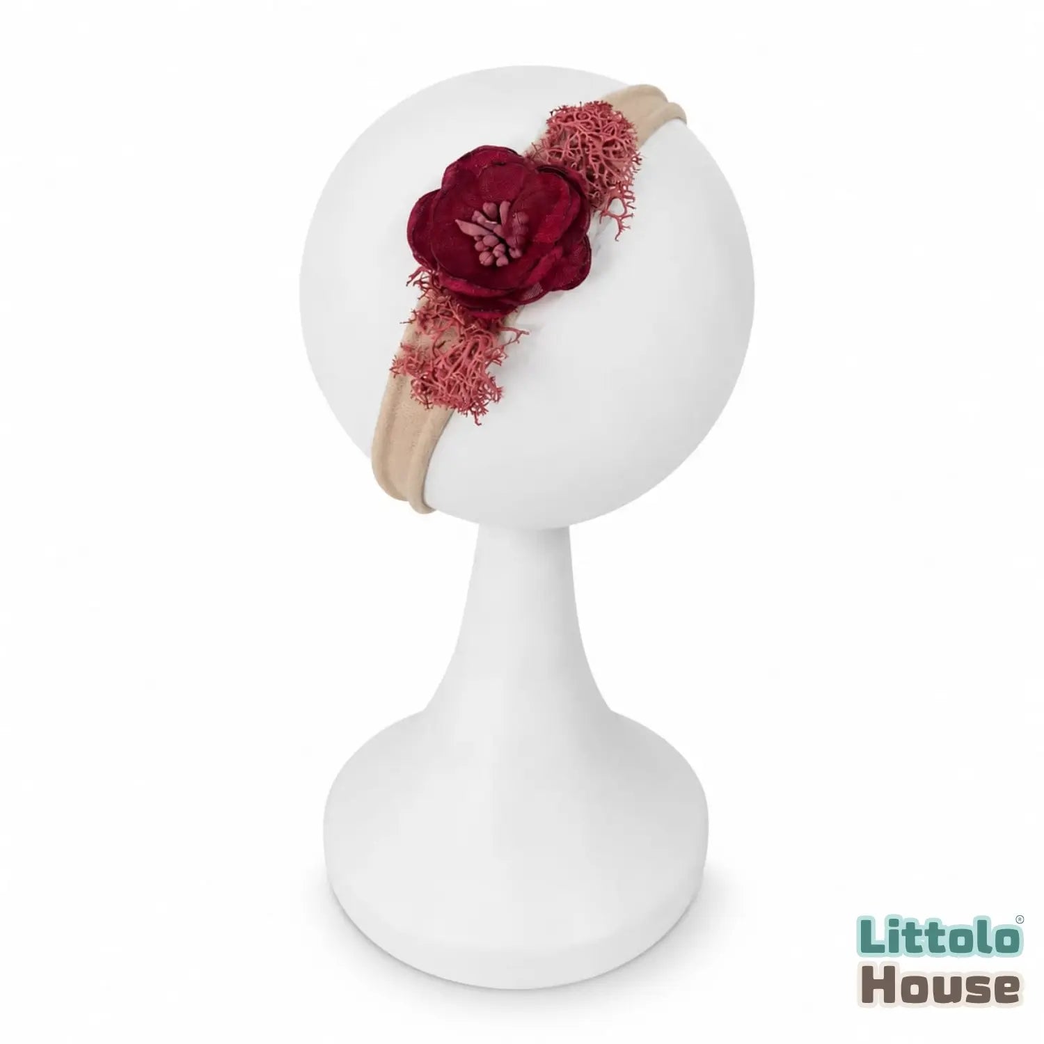 Flower Headband H099 | Cherry