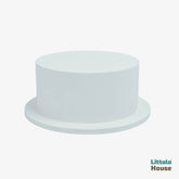 Wooden Fake Cake  | Wooden Decorative | Rustic White