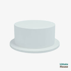 Wooden Fake Cake | Wooden Decorative | Rustic White