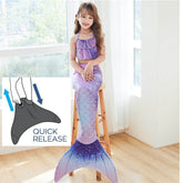 Mermaid Costume O224 | 5Y | Pastel Purple