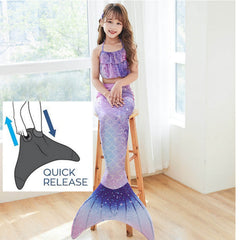 Mermaid Costume O224 | 5Y | Pastel Purple