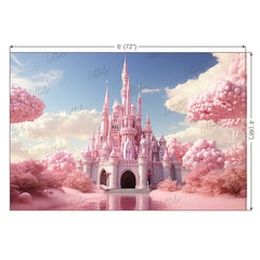 LB1166 Princess Castle Backdrop