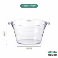 Baby Milk Bathtub Style 2 | Newborn | Tranparent