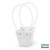 Decorative Flower Display Basket D200 | Pack of 2 | White
