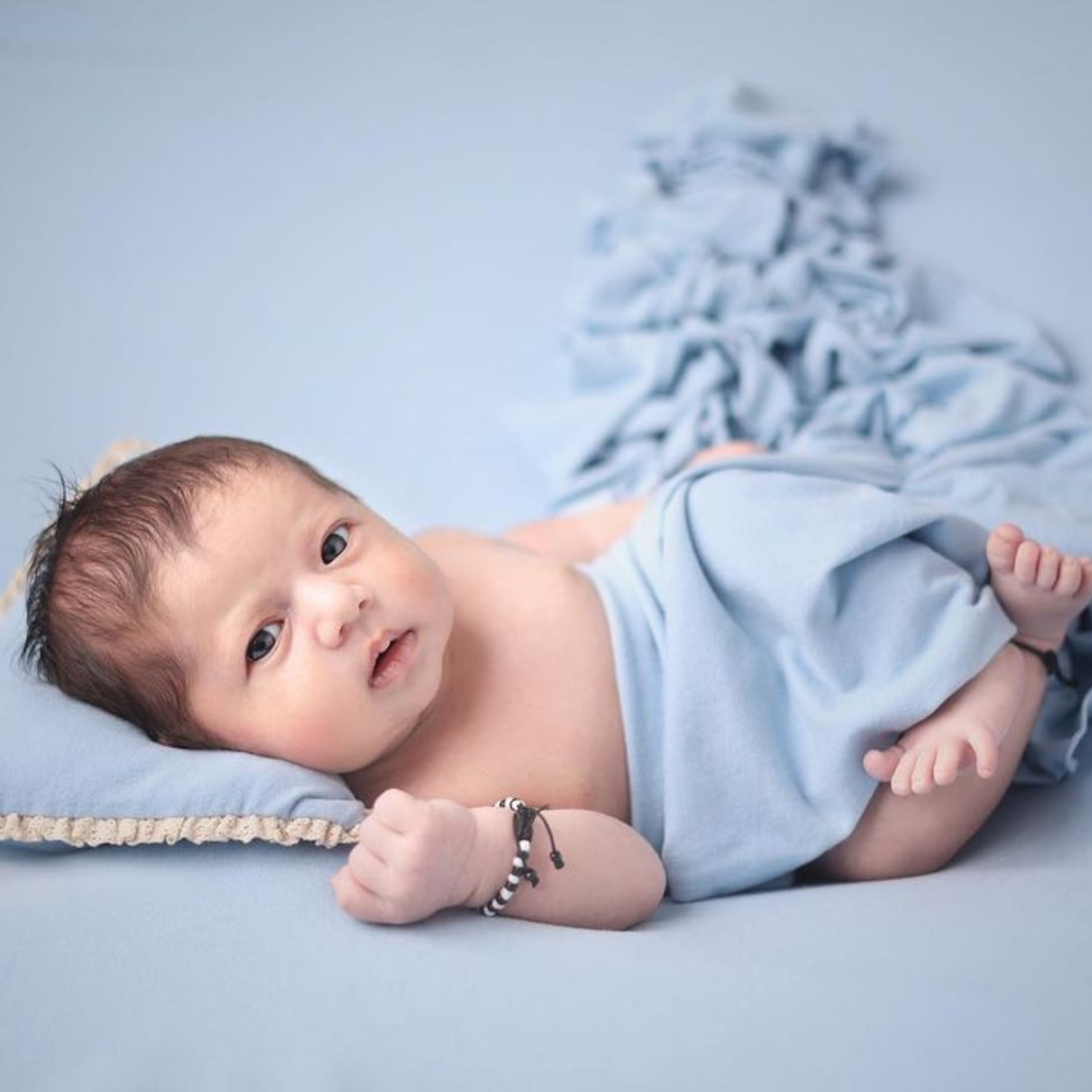 Baby Premium Stretch Fabric Set SR047 | Set of 4 | Sky