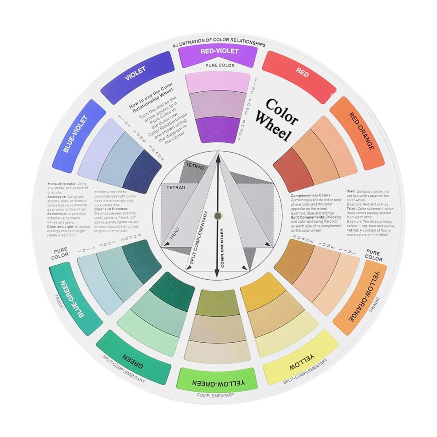 Creative Color Palette Wheel Guide – Color Matching & Styling Tool | Multicolour