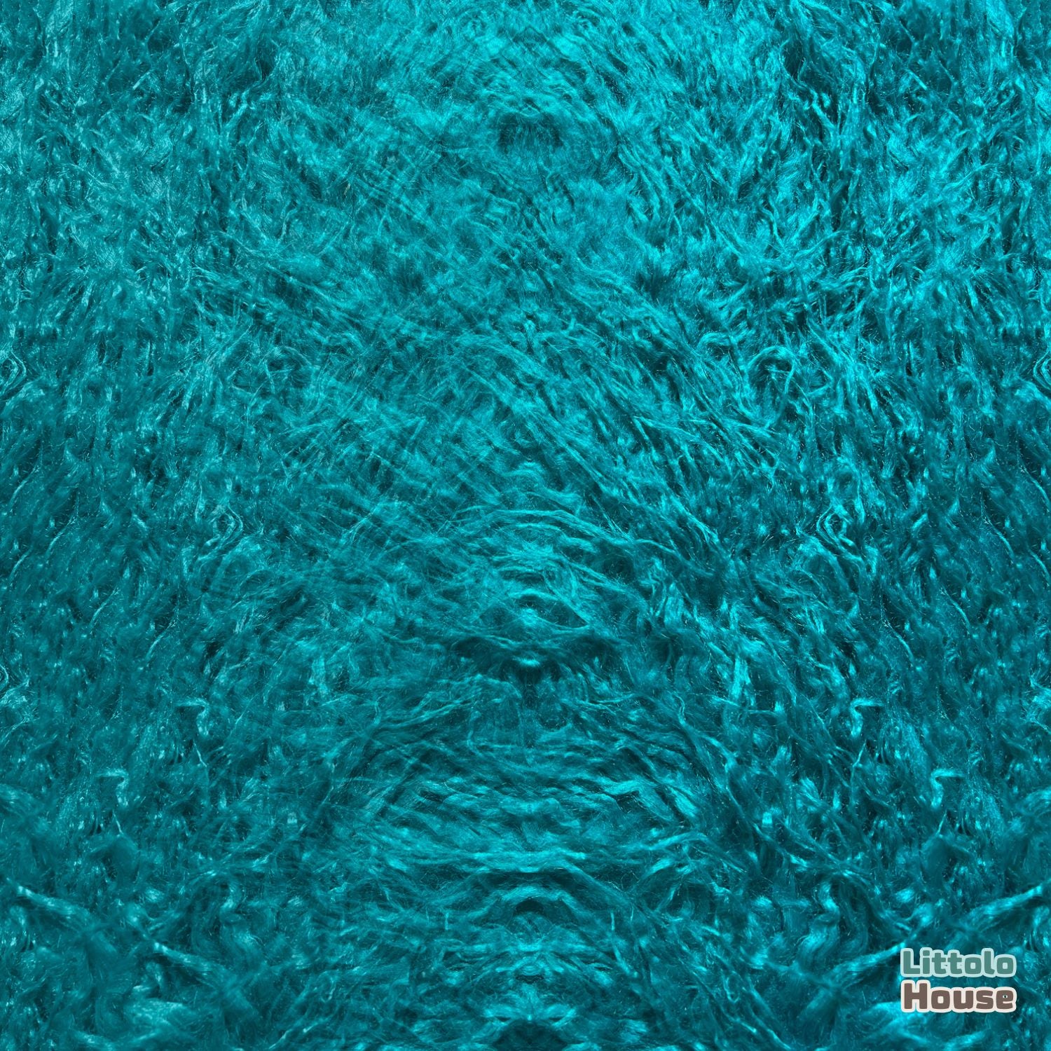 Artificial Fur Layer | Teal Green