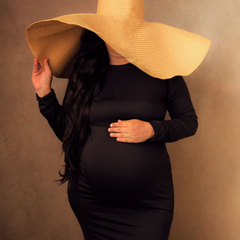 Dome Maternity Hat MT004 | Brown