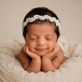 Pearl Blossom Headband H114 | White