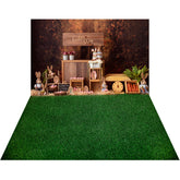 LB1543 Easter Shop Backdrop Combo (2 Pcs)