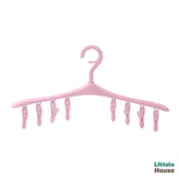 Multi-Clip Hanging Organizer with 8 Clips | Studio Setups | Pack of 3 | Pink