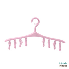 Multi-Clip Hanging Organizer with 8 Clips | Studio Setups | Pack of 3 | Pink