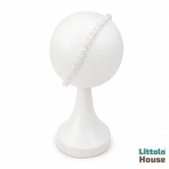 Delicate Pearl Headband H116 | White
