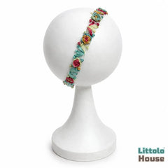 Rosie Posie Sweet Petal Headband H117 | Mint