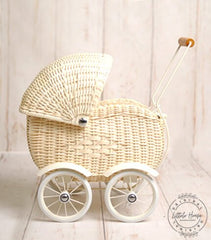Baby Stroller | Metal | Beige