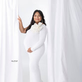 White Solid Color 3x6 Meter Cotton Cloth Backdrop