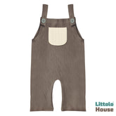Baby Ribbed Romper O228 | 2M | Brown