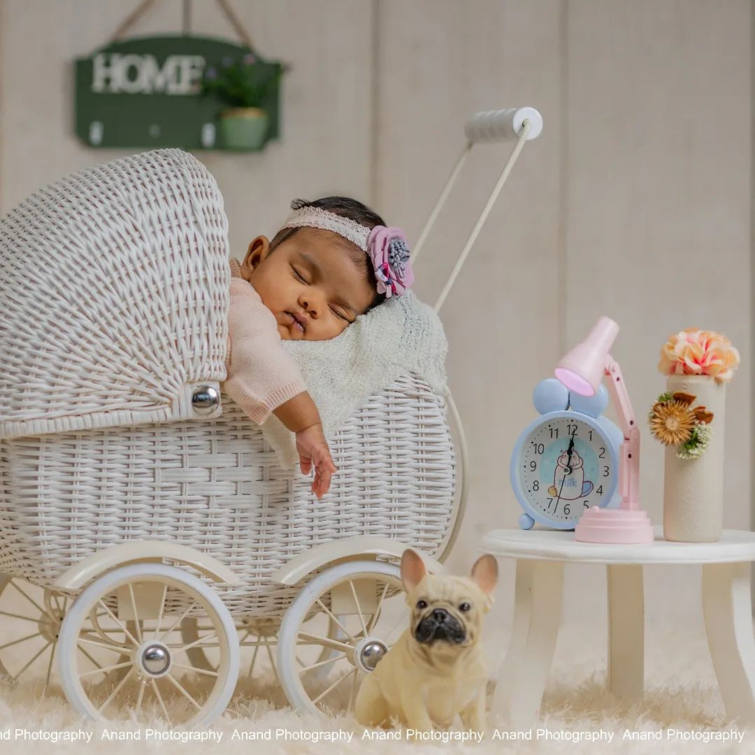 Baby Stroller | Metal | White