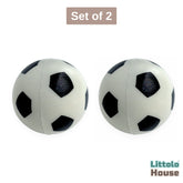 Artificial Foot Ball Set of 2 D038 | Decorative Add-ons | White Black