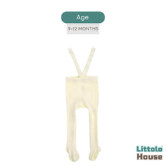 Baby Suspender Stocking O130 | 1Y | Off White