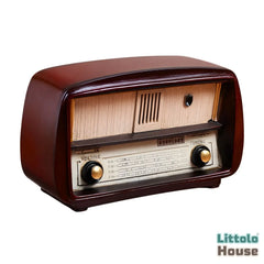 Vintage Style Radio | Miniature | Brown
