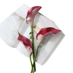 Artificial Calla Lily Flower Stick F097 | Pack of 2 | Burgundy