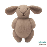 Hand-Knitted Bunny Toy TY182 | Pack of 1 | Chocolate Brown