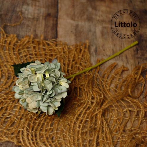Artificial Hydrangea Silk Faux Flowers Bunch of 1 | Teal