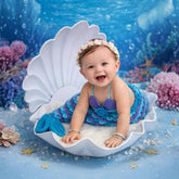 Mermaid Shell | Iron Art | White