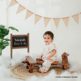 Baby Airplane | Wooden Decorative | Brown