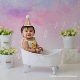 Milk Bathtub | Metal | 1Y | White
