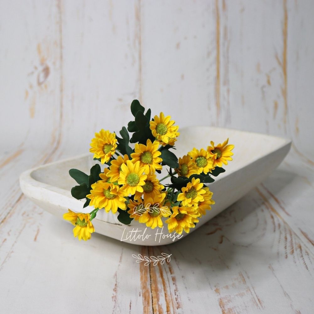 Artificial Mini Sunflower Bouquet Flowers Bunch of 7 | Yellow