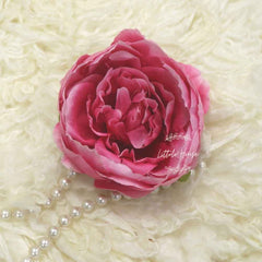 Artificial Peony Flower Heads F064 Pack of 10 | Dark Pink