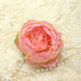 Artificial Peony Flower Heads F064 Pack of 10 | Light Pink