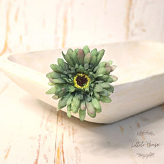 Artificial Sunflower Bouquet Flowers Bunch of 7 | Green Shades