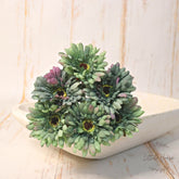 Artificial Sunflower Bouquet Flowers Bunch of 7 | Green Shades