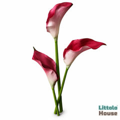 Artificial Calla Lily Flower Stick F097 | Pack of 2 | Burgundy