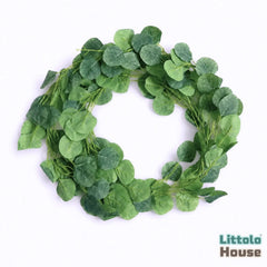 Artificial Eucalyptus Leaf Vine 2 Meters Pack of 1 | Natural Green