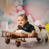 Baby Airplane | Wooden Decorative | Brown