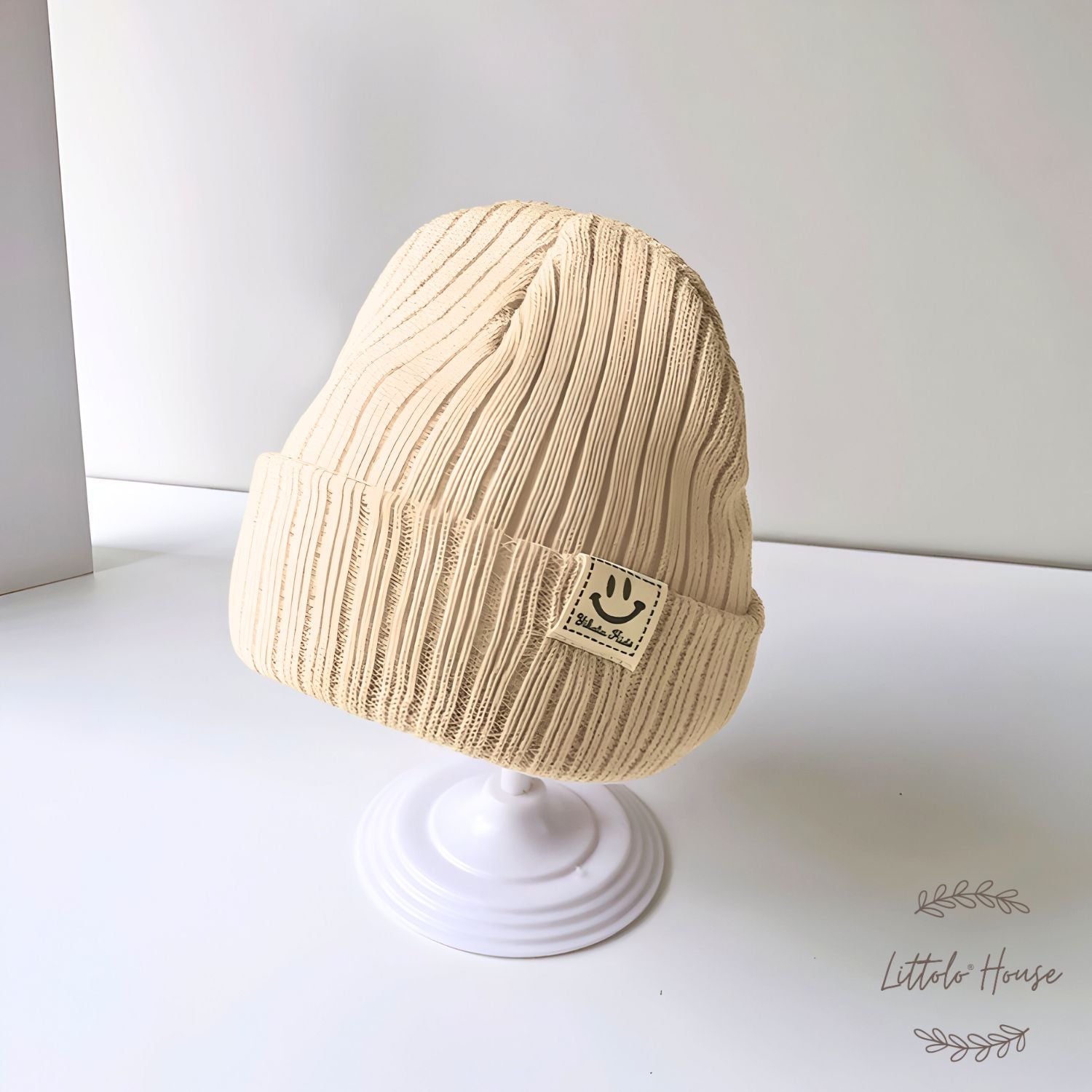 Beanie Cap B034 | 3Y | Beige