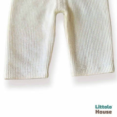 Baby Boy Straps Pant with Cap O124 | 2M | Off White