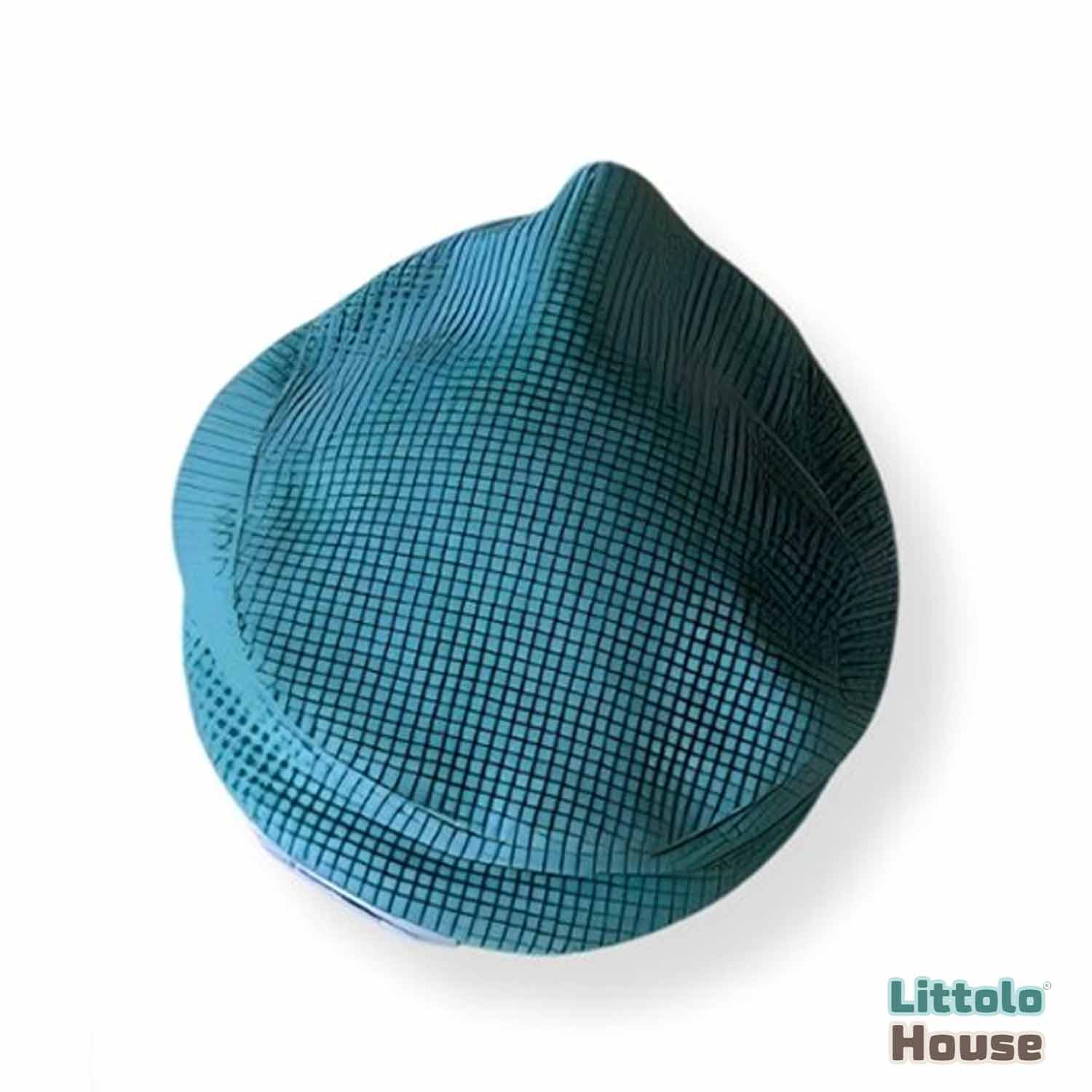 Baby Boy Straps Pant with Cap O124 | 2M | Teal