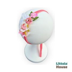Baby Girl Flower Hairband H017 | 1Y | Pink