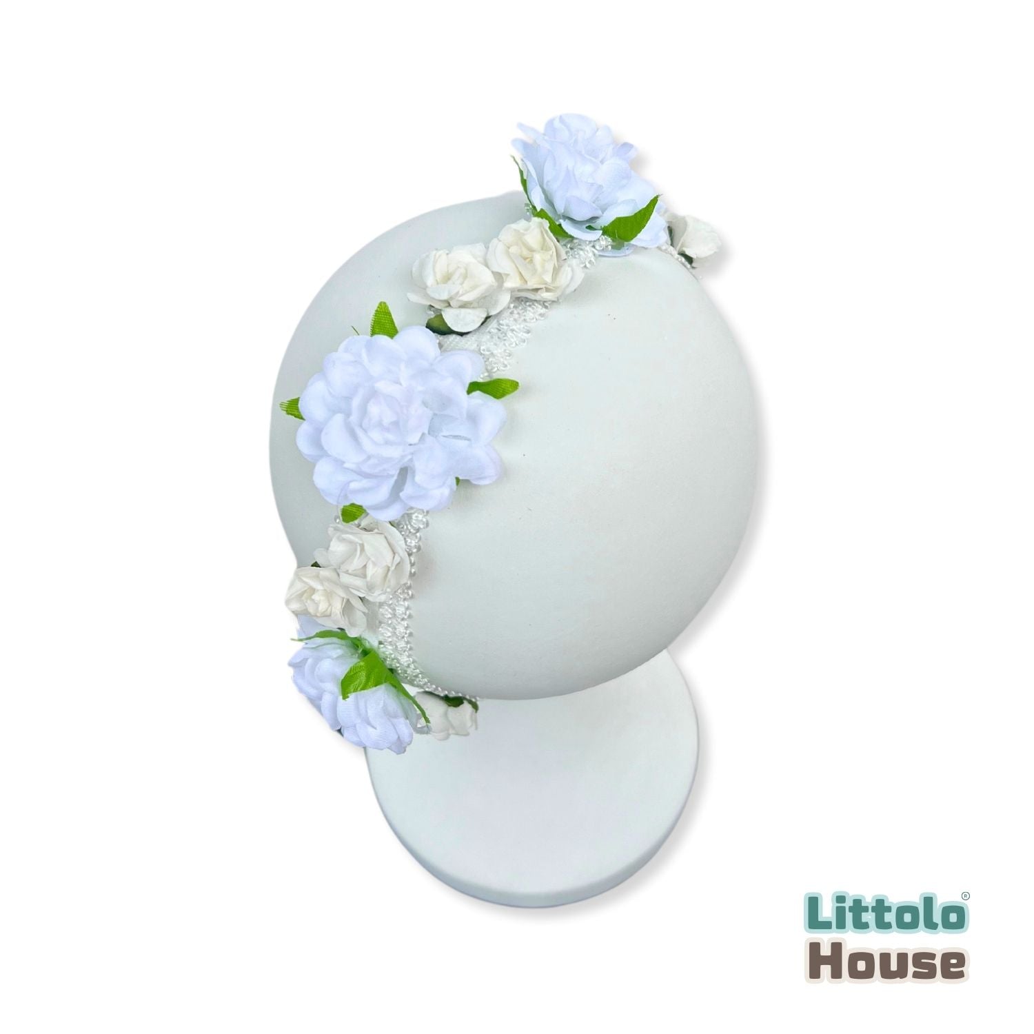 Baby Girl Flower Hairband H027 | 1Y | White