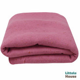 Wool Knit Premium Dotted Texture Bean Bag Layer | Flamingo Pink