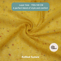 Baby Beanbag Knitted Dotted Layer L023 | Yellow