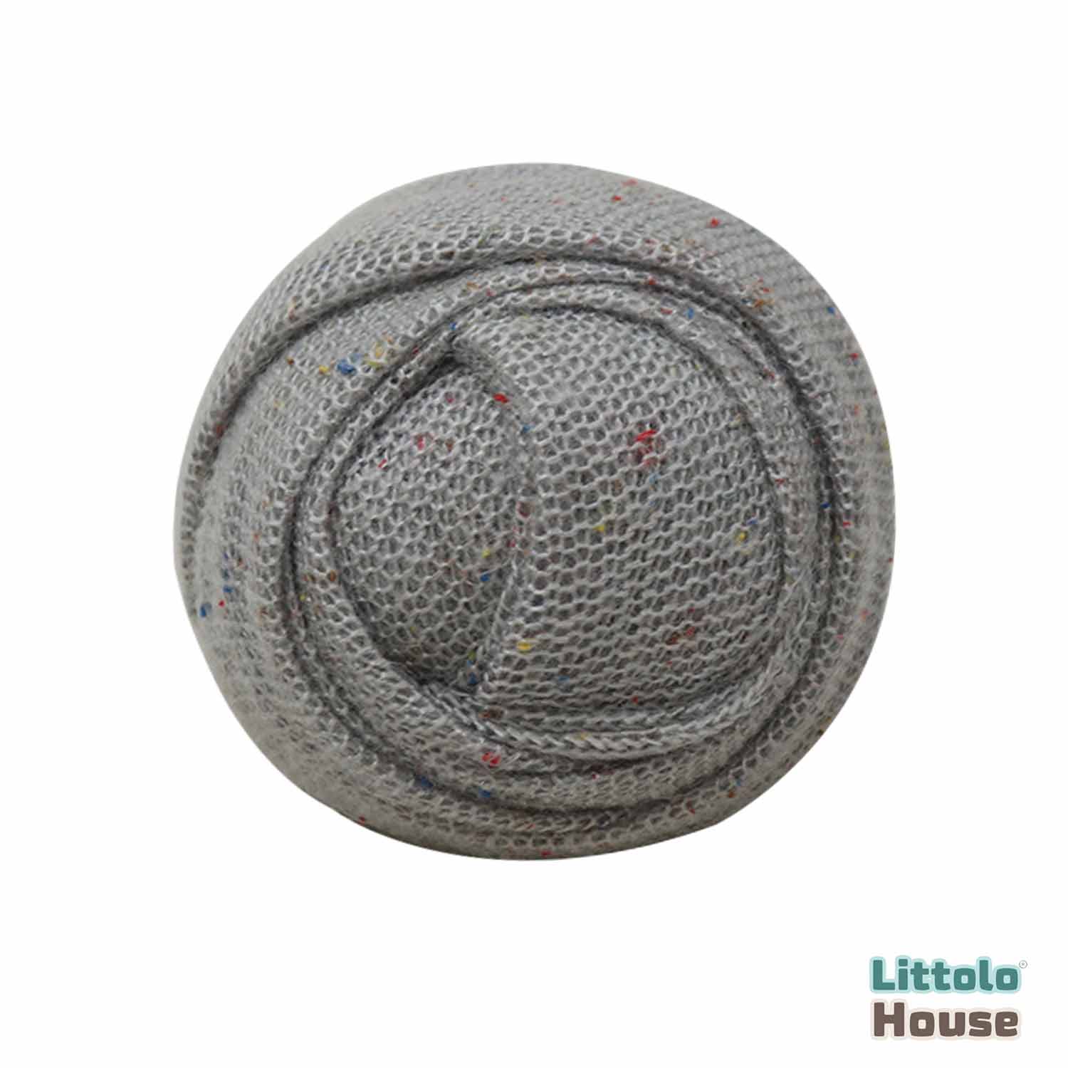 Baby Knitted Dotted Wrap W035 | Grey