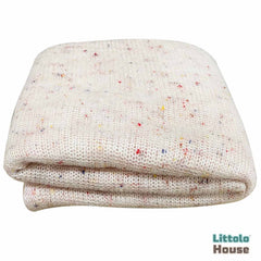 Baby Beanbag Knitted Dotted Layer L023 | Off White