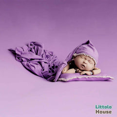 Baby Premium Stretch Fabric Set SR047 | Set of 4 | Purple
